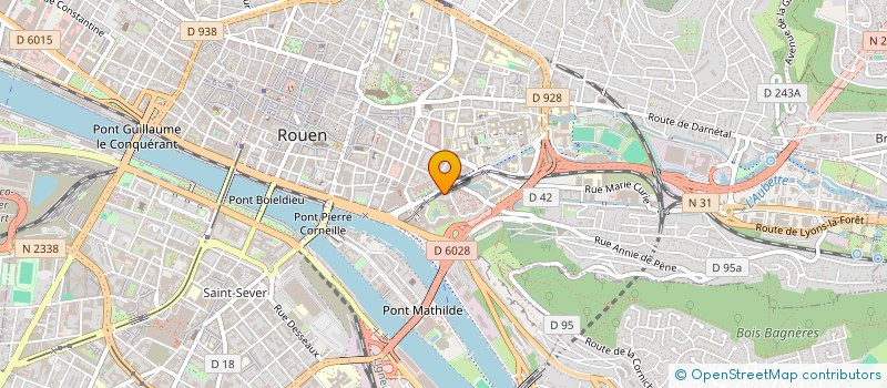 localisation de l'entreprise CTF  ROUEN