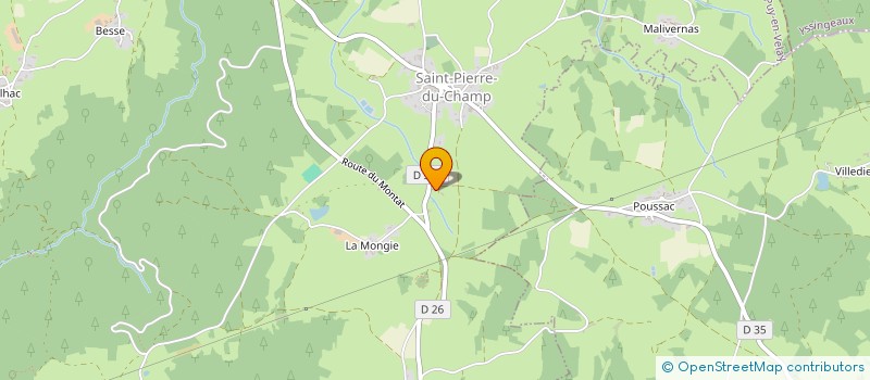 localisation de l'entreprise CTF  SAINT-PIERRE-DU-CHAMP