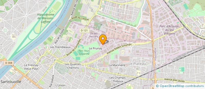 localisation de l'entreprise CTF ACTIV IM à SARTROUVILLE