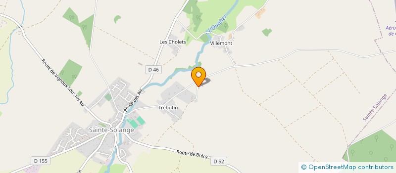 localisation de l'entreprise CTF ENERGIES  SAINTE-SOLANGE