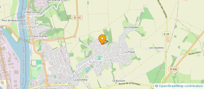 localisation de l'entreprise CTF HOLDING à FRANS
