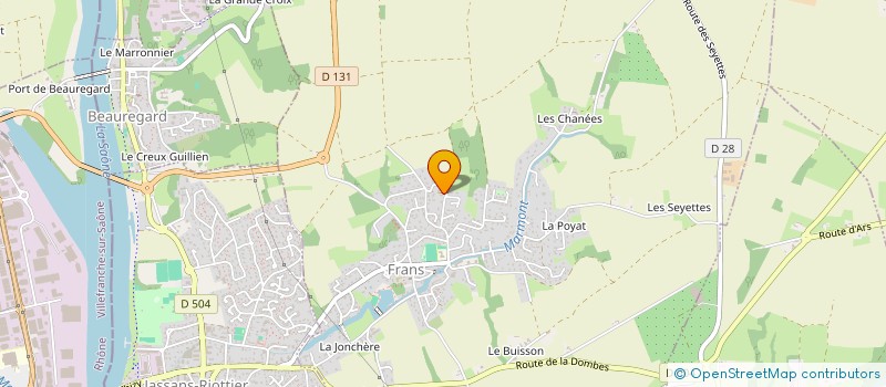 localisation de l'entreprise CTF IMMO  FRANS