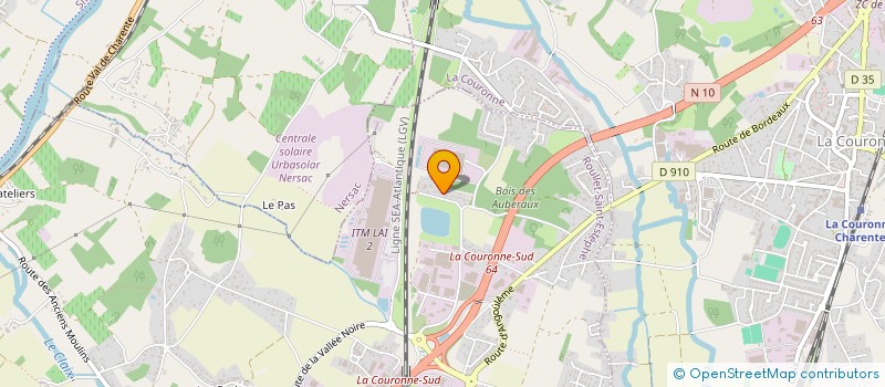localisation de l'entreprise CTF NEGOCE à ROULLET-SAINT-ESTEPHE