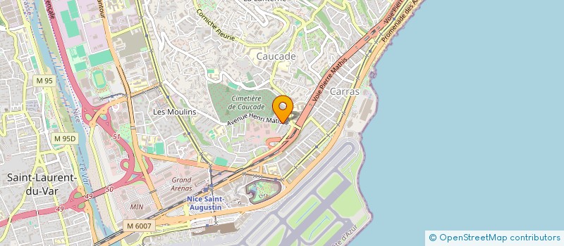 localisation de l'entreprise CTFH IMMO  NICE