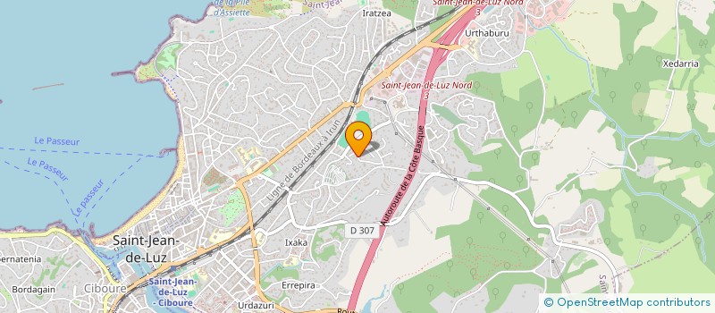 localisation de l'entreprise CTFI à SAINT-JEAN-DE-LUZ