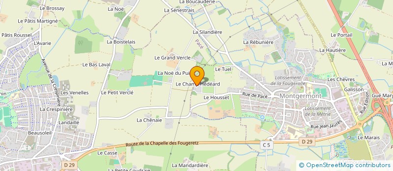 localisation de l'entreprise CTG  MONTGERMONT