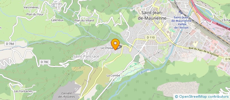 localisation de l'entreprise CTGB à SAINT-JEAN-DE-MAURIENNE