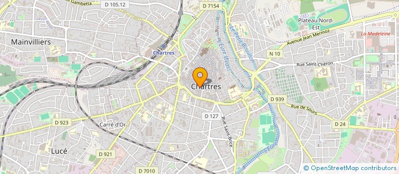 localisation de l'entreprise CTGE 28 à CHARTRES