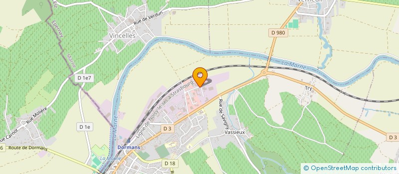 localisation de l'entreprise CTGP  DORMANS