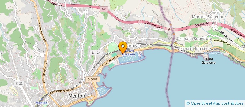 localisation de l'entreprise CTGS à MENTON