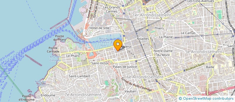 localisation de l'entreprise CTH à MARSEILLE