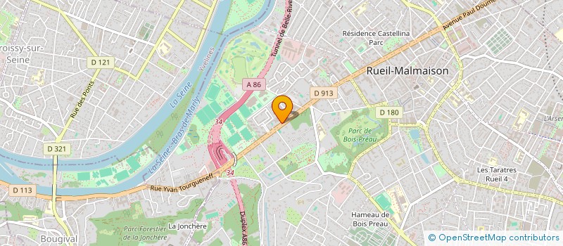 localisation de l'entreprise CTH+  RUEIL-MALMAISON