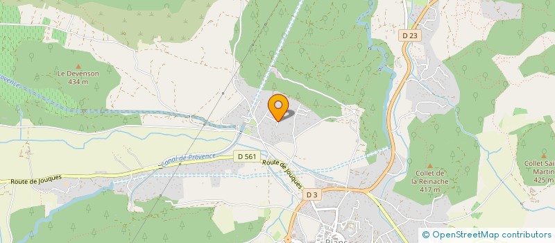 localisation de l'entreprise CTH  RIANS