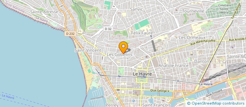 localisation de l'entreprise CTH à LE HAVRE