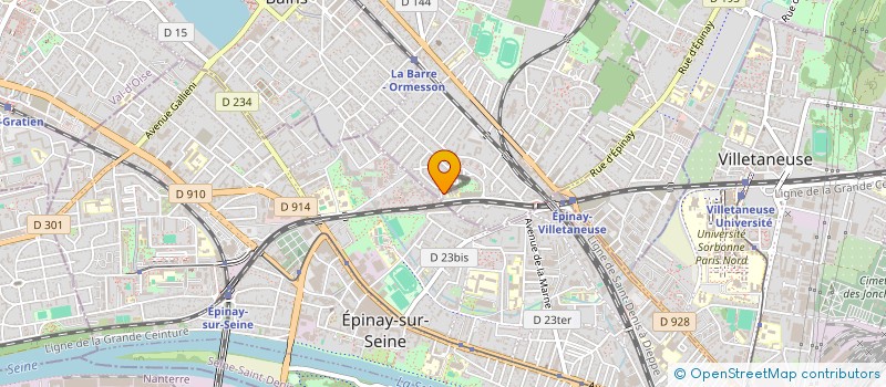 localisation de l'entreprise CTH EVENTS PARIS  DEUIL-LA-BARRE