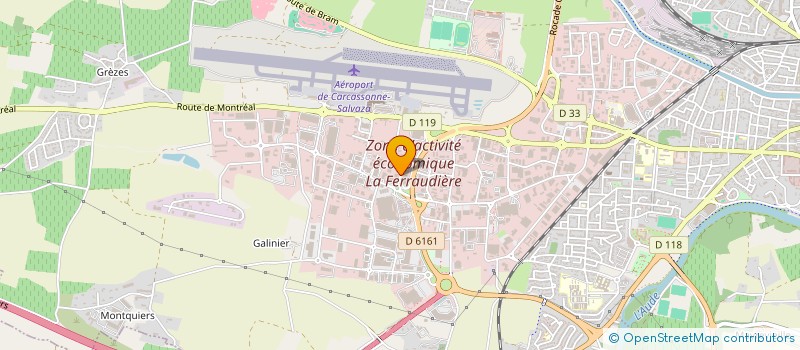 localisation de l'entreprise CTH GOUTTIERES  CARCASSONNE