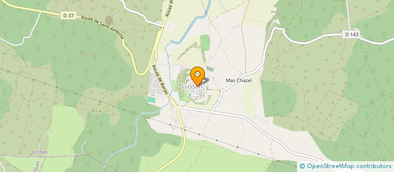 localisation de l'entreprise CTH HOSPITALITY  LUSSAN