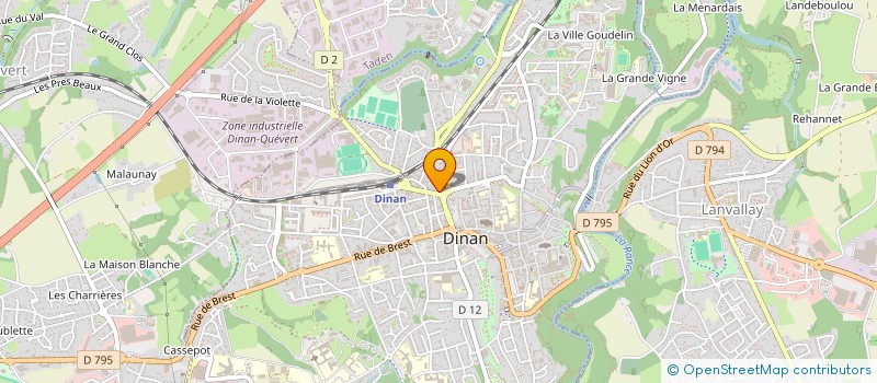 localisation de l'entreprise CTI 22 à DINAN