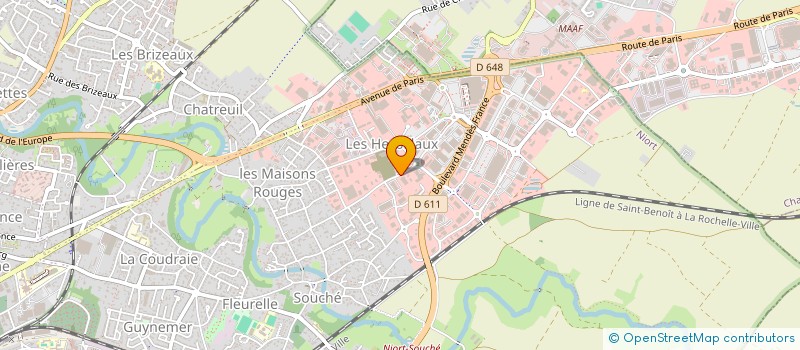 localisation de l'entreprise CTI-31  NIORT