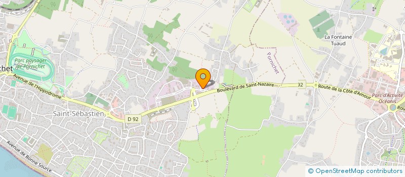 localisation de l'entreprise CTI 44 à PORNICHET