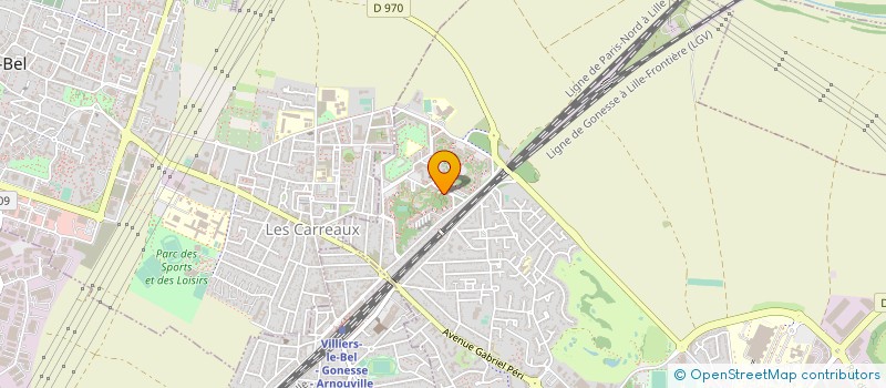 localisation de l'entreprise CTI  GONESSE