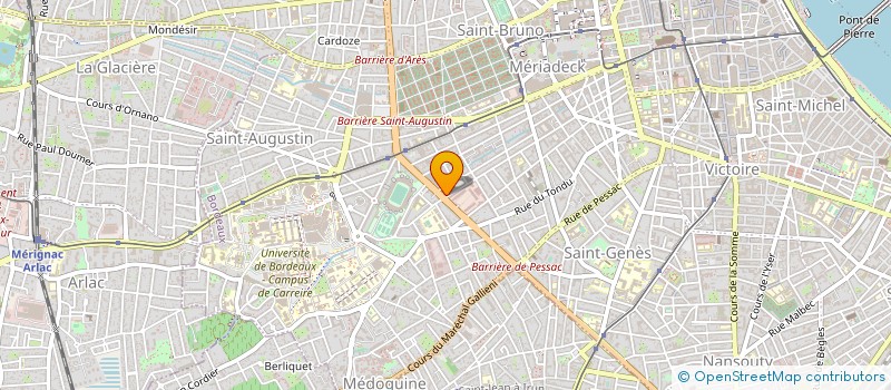 localisation de l'entreprise CTI BORDEAUX à BORDEAUX