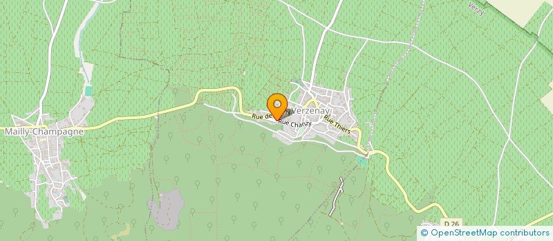 localisation de l'entreprise CTI CHANZY  VERZENAY