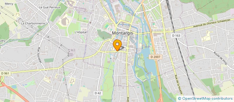 localisation de l'entreprise CTI ENVIRONNEMENT à MONTARGIS