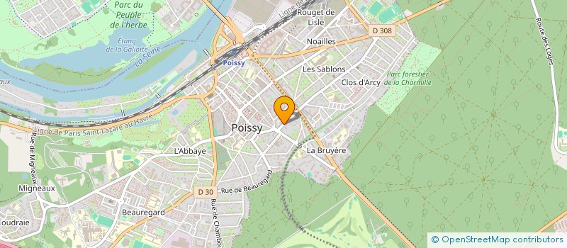 localisation de l'entreprise CTI EXPERTISES  POISSY