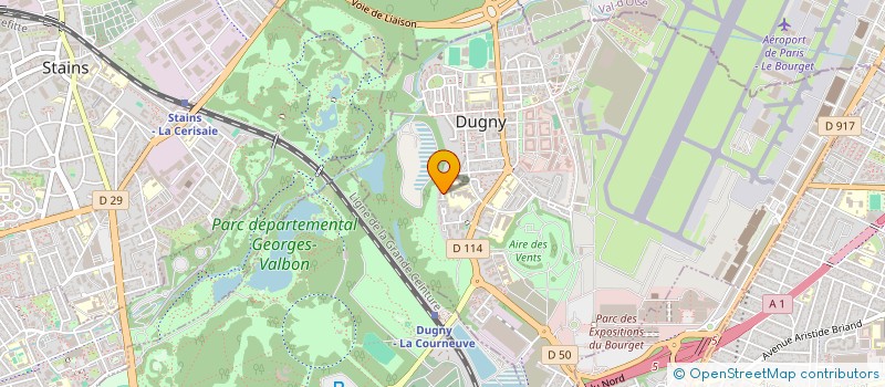 localisation de l'entreprise CTI INVESTISSEMENT  DUGNY