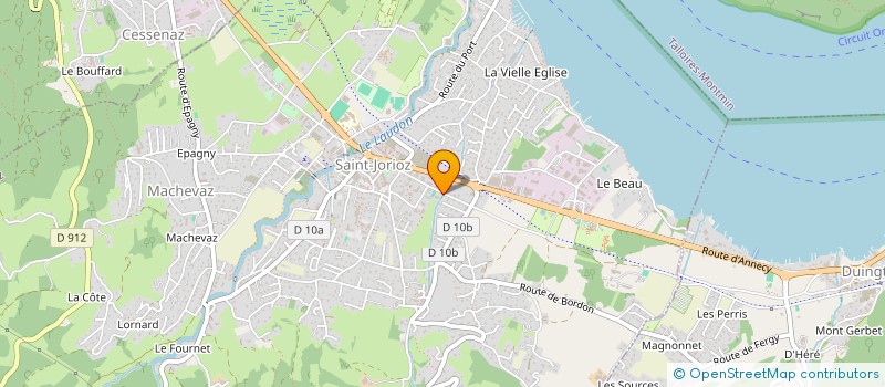 localisation de l'entreprise CTI MATHIEU à SAINT-JORIOZ