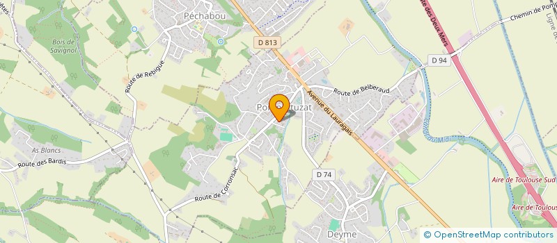 localisation de l'entreprise CTI SARL à POMPERTUZAT