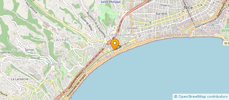 localisation de l'entreprise CTIM 105 PROMENADE ANGLAIS à NICE