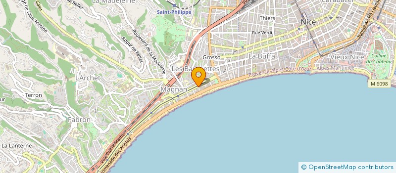 localisation de l'entreprise CTIM 151 R DE FRANCE à NICE