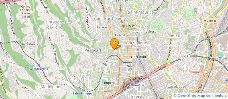 localisation de l'entreprise CTIM 19 RUE CROS DE CAPEU à NICE
