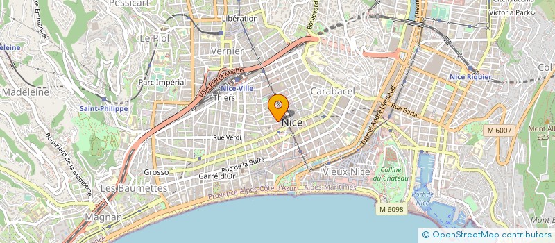 localisation de l'entreprise CTIM 2 RUE DE RUSSIE à NICE