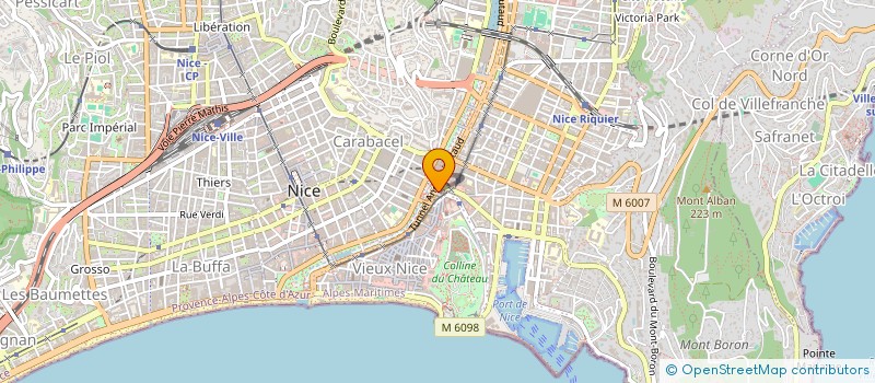 localisation de l'entreprise CTIM 3 SAINT SEBASTIEN  NICE