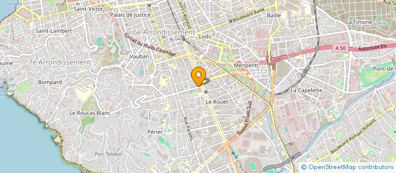 localisation de l'entreprise CTIM 4 BD PERRIER à MARSEILLE