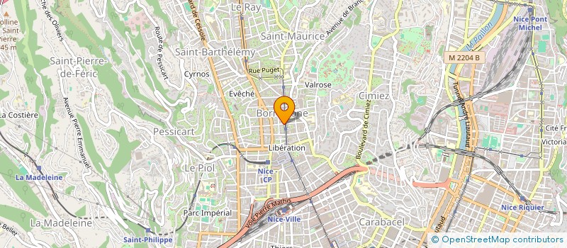 localisation de l'entreprise CTIM 4 RUELLE MICHEL ANGE à NICE