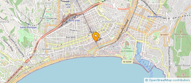 localisation de l'entreprise CTIM 5 ET 7 à NICE