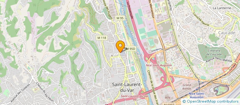 localisation de l'entreprise CTIM 5 RUE DU TRINCO à SAINT-LAURENT-DU-VAR
