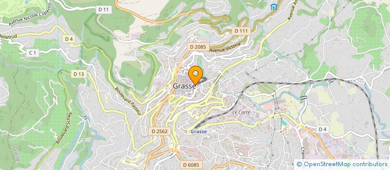 localisation de l'entreprise CTIM 6 RUE PORTE NEUVE  GRASSE