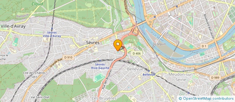 localisation de l'entreprise CTIM à SEVRES