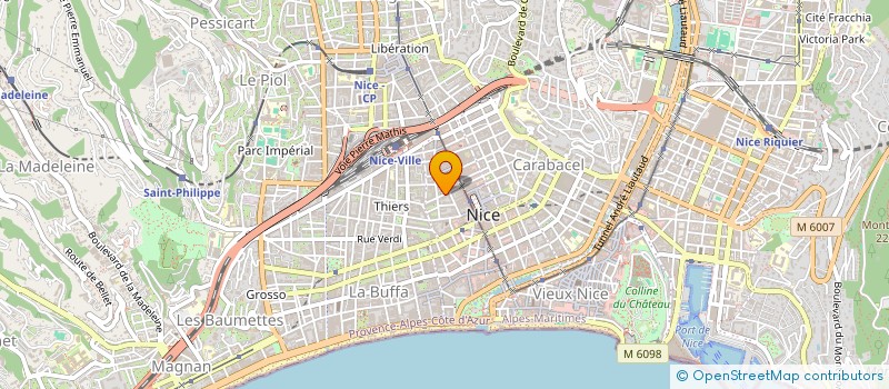 localisation de l'entreprise CTIM 8 AV G CLEMENCEAU à NICE