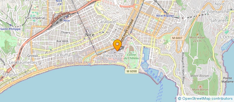 localisation de l'entreprise CTIM 8 MASCOINAT  NICE
