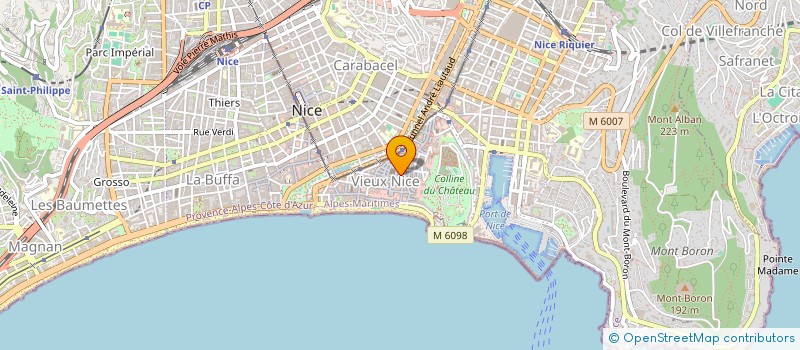 localisation de l'entreprise CTIM 9 RUE CENTRALE  NICE