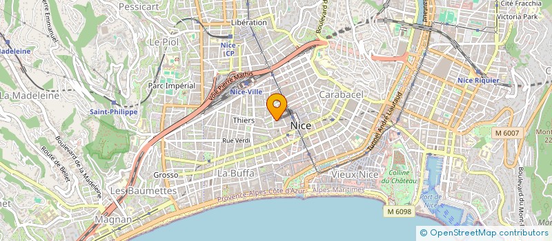 localisation de l'entreprise CTIM 9 RUE JACQUES OFFENBACH  NICE