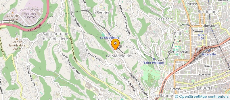 localisation de l'entreprise CTIM ABEILLES  NICE