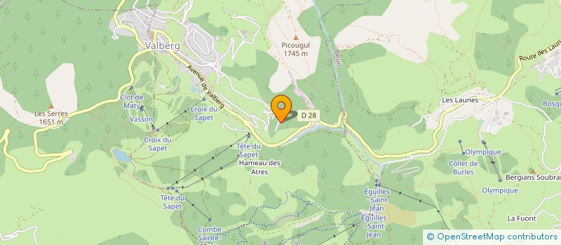 localisation de l'entreprise CTIM ALPEN PARC  PEONE