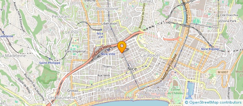 localisation de l'entreprise CTIM ALSACE LORRAINE  NICE